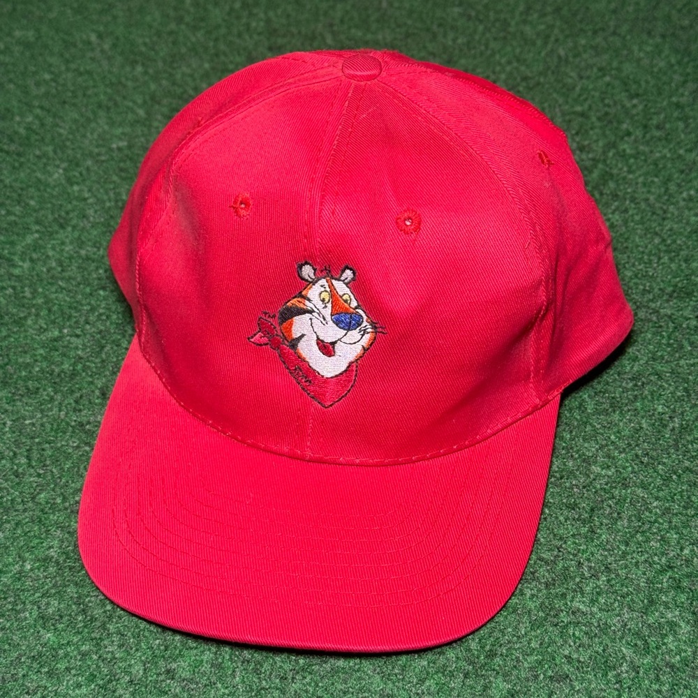Tony The Tiger Kellogs Promo Frosted Flakes Cereal Vintage Snapback Cap Hat